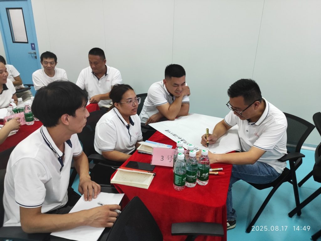 广东德乐赋能漯河千李马食品系列课程之“团队凝聚力与高效执行力提升”培训学习!