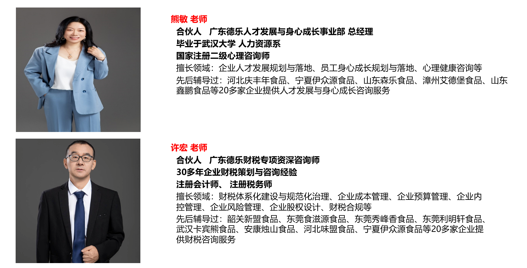 广东德乐咨询顾问团队