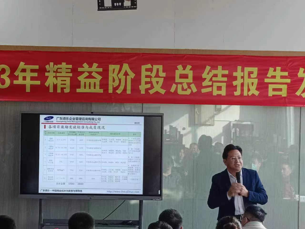 热烈祝贺福建爱乡亲食品有限公司23年精益项目阶段总结报告圆满成功
